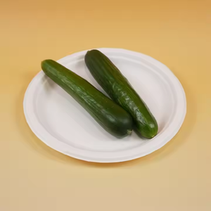 Assiette ronde jetable de 9 pouces de haute qualité, vaisselle écologique et biodégradable la plus vendue au Vietnam - Product Image 6