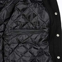 Veste de baseball d'hiver en toile personnalisée de qualité supérieure pour hommes, style universitaire, col rabattu, à capuche, respirante, polyester/coton