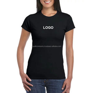 Offre Spéciale haut décontracté d'été pour femmes T-shirt à col rond coupe ajustée avec logo personnalisé T-shirts pour filles ajustés écologiques - Product Image 1