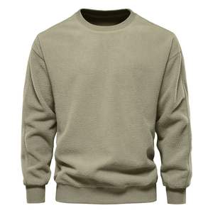 Sweat-shirts en polaire style streetwear avec MOQ faible, 100% coton respirant et léger, sweats à capuche et sweat-shirts unis pour hommes - Product Image 3