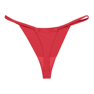 Culottes string côtelées fines et sans coutures taille haute pour femmes, sous-vêtements extensibles en nylon doux, lingerie invisible quotidienne - Product Image 6