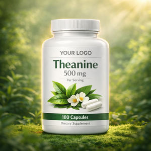 Suplemen Diet Theanine Organik Bebas Gluten Vegan Harga Terbaik Layanan OEM untuk Kesehatan Otak & Dukungan Daya Ingat Dewasa - Product Image 3