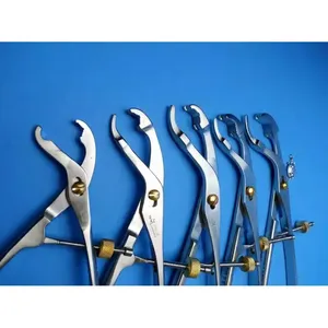 Pinces à os Verbrugge professionnelles, ensemble de 5 pièces, réutilisables, autoclavables, pour chirurgie orthopédique - Product Image 2