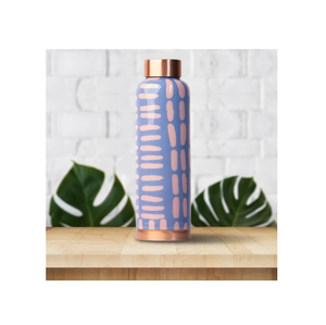 Botella de agua de cobre puro Diseño de lujo para gimnasio Actividad al aire libre Hecho a mano Precio al por mayor Botella de agua de cobre puro - Product Image 2