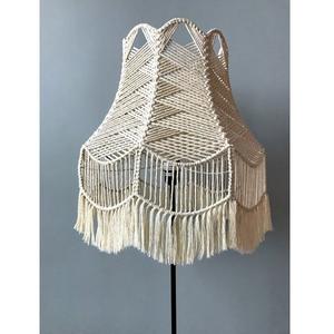Vente en gros 100% abat-jour en macramé faits à la main pour la couverture de lumière de décoration murale à bas prix de l'Inde - Product Image 2