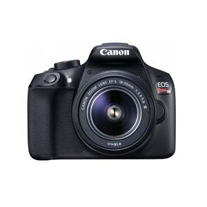 Kit de Cámara de Video Profesional SLR Digital con Lente EF-S 18-55mm F/3.5-5.6 DC III, Sensor CMOS Negro de Alta Resolución - Product Image 2