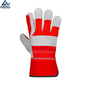 Guantes de Trabajo de Cuero con Protección Completa para los Dedos, Transpirables, de Tela, Guantes de Seguridad de Cuero con Protección Completa para los Dedos - Product Image 6