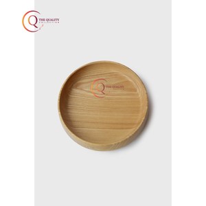 Marmite en bois avec couvercle nouveauté boîte à Chapatti en bois massif forme ronde décorative à la main casserole sans danger pour les aliments pour la maison d'hôtel - Product Image 6