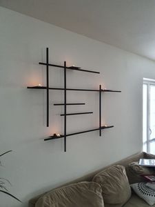 Décoration murale en métal artisanale, finition antique, décoration murale en métal vintage, décoration murale ethnique en métal, panneau mural en métal décoratif - Product Image 3