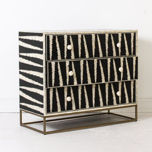 Coffre de table multicolore de qualité supérieure avec incrustation d'os/nacre Coffre à tiroirs à fleurs pour meubles de maison Meilleur coffre à tiroirs en incrustation d'os - Product Image 1