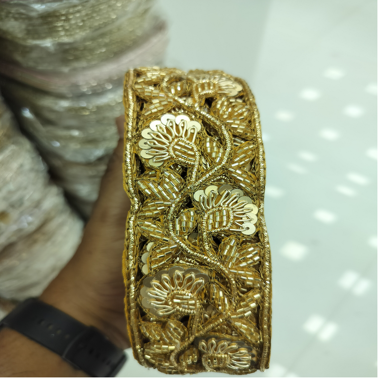 Custom Made Delicately Handcrafted Embroidered Lace