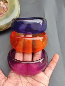 Bijoux de mode résine acrylique Bracelet Bracelet exagéré éblouissant multicolore large irrégulier carré acrylique Bracelets pour - Product Image 3