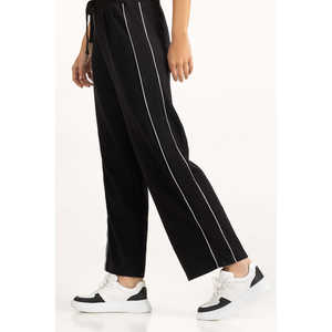 Pantalones Relax Fit WM-TRC-SS25-001 con Decoración de Rayas Laterales - Product Image 4