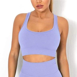 Conjunto de Dos Piezas de Brasier y Short con Logotipo Personalizado de Nuevo Diseño, Ropa Deportiva Transpirable de Secado Rápido para Gimnasio y Fitness para Mujer - Product Image 6
