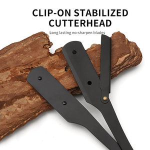 Maquinilla de Afeitar Plegable Profesional de Acero Inoxidable, Maquinilla de Afeitar Manual para Hombre, Maquinilla de Afeitar de Salón - Product Image 3