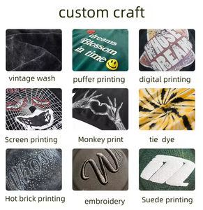 Ensemble de sweat à capuche et pantalon de survêtement imprimés bouffants personnalisés 500 Gsm pullover survêtements pour hommes ensembles 2 pièces - Product Image 6