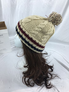 Gorro de pescador corto con puño de punto de lana cálido de invierno para hombres y mujeres Impresión digital - Product Image 3