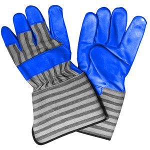 Guantes de seguridad de cuero de grano de vaca de mejor rendimiento Cómodos guantes de mano industriales para jardinería Guantes DE TRABAJO suaves - Product Image 5