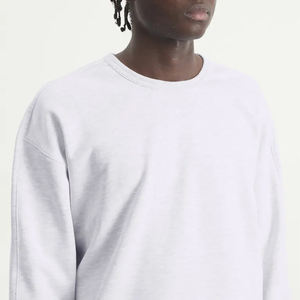 T-shirt à manches longues en coton, poignets côtelés, respirant, basique, coupe classique pour homme, col rond, hiver, fabricant numérique, vente en gros, personnalisé - Product Image 5