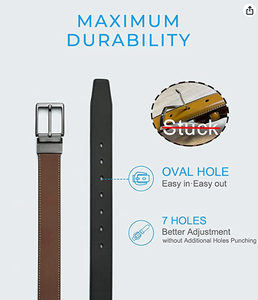 Ceintures en cuir de haute qualité, nouvelle mode, vente directe d'usine, fabrication sur mesure, cuir de qualité supérieure - Product Image 5