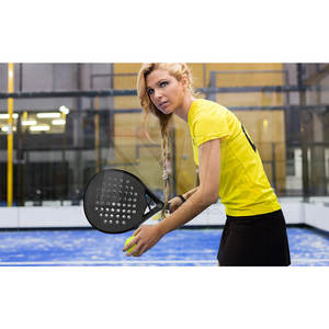 Raquettes de padel de conception professionnelle Offre Spéciale Services d'OEM du nylon 12K de fibre de carbone faits sur commande de haute qualité offerts - Product Image 5