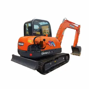 Miniexcavadora usada, original, Doosan, dh60, dx60, dx60, dx55, dx80, dx75, usada, Doosan 55, 60, 75, 80 en venta