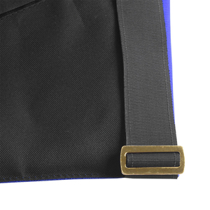 Tablier maçonnique personnalisé de qualité supérieure haut de gamme 3D brodé à la main Blue Lodge passé Master Regalia-Tissu avec attache magnétique - Product Image 4