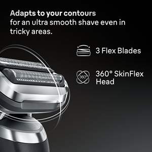 Cabezal de Repuesto para Afeitadora Eléctrica Compatible con Generations Triple Blade para Cara, Cuerpo y Barba, Lavable, Afeitadora Rotatoria - Product Image 6