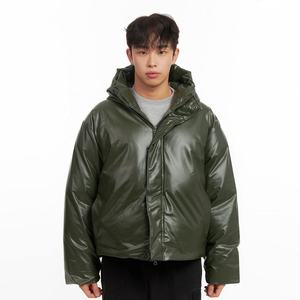 Veste à bulles de qualité supérieure col montant imperméable chaud épais matelassé survêtement manteau d'hiver élégant décontracté pour hommes - Product Image 5
