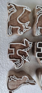 Custom Made <b>Wooden</b> Printing Blocks in Animal Themed Patterns Ideal for Children <b>Crafts</b> - Product Image 6