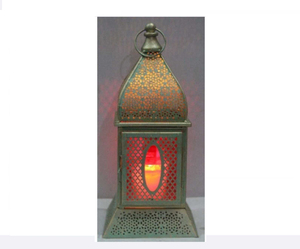 โคมไฟแขวนโลหะสไตล์โมร็อกโกแฮนด์เมดเชิงเทียนสำหรับงานแต่งงานบ้านและสวน - Product Image 2