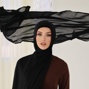 Grande Promotion Foulards Hijabs Unis en Modal Populaires Musulmans Doux 100% Viscose Voile Écharpes Mode Châles pour <span class=keywords><strong>Femme</strong></span> - Product Image 6