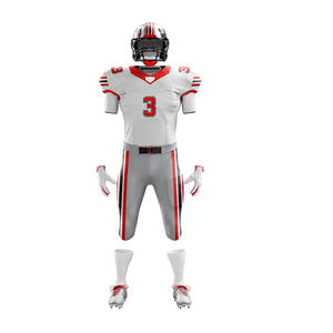 Nuevo Uniforme de Fútbol Americano Sublimado 100% Poliéster al por Mayor, Conjuntos Personalizados de Alta Calidad, Transpirables y Antibacterianos - Product Image 3