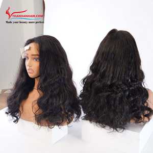Premium Natural Wavy <b>Wigs</b> From 100% Raw Human <b>Hair</b> Vietnamese <b>Hair</b> <b>Extensions</b> Ready for Shipping No Tangle No Shedding - Product Image 1