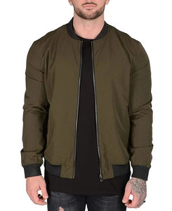 Vestes pour hommes de qualité supérieure-Blouson aviateur coupe-vent Full Zip Winter Warm Padded Coats Outwear OEM ODM style customization logo - Product Image 3