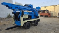 Plataforma de perforación rotativa DTH Cum montada en camión Premium PDTHR 300 300m de profundidad 10 pulgadas de diámetro máquina de minería de pozos de agua hidráulica al por mayor