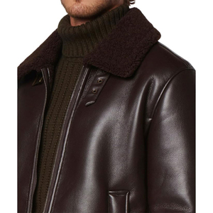Chaqueta de Cuero para Hombre, 100% Calidad, Diseño de Moda, Nueva Llegada, Tu Logotipo, Mejor Precio, Precios al por Mayor - Product Image 6