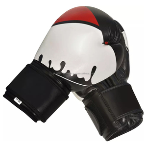 Hot Sale Custom Logo Men's High Quality PU Leather Boxing <b>Gloves</b> 8oz 6oz 12oz Sizes Included Cheap Price for Outdoor Sports - Product Image 3