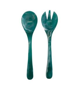 Service à salade en résine époxy de qualité supérieure, couverts de cuisine pour la table, vaisselle, service et mélange de salades au meilleur prix - Product Image 1