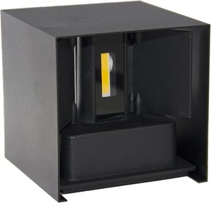 Levin Đức IP65 không thấm nước LED Tường ánh sáng 6 Wát đen 100 mét x 100 mét cho phòng khách phòng ngủ ban công vườn gói 1" - Product Image 2