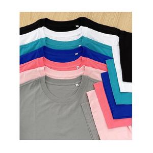 T-shirt décontracté à manches courtes pour femmes 180 grammes séchage rapide multi-taille sérigraphie tissu tricoté vierge - Product Image 5