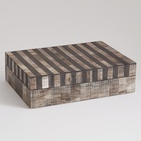 Boîte de rangement pour bijoux de haute qualité, fabriquée à la main en Inde, avec incrustations en os gravées, grande capacité, étanche, design antique personnalisé, en provenance d'Inde