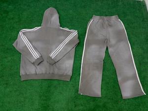 Ensemble de survêtement vintage pour homme avec fermeture éclair, survêtement d'hiver, lavage à l'acide, poids lourd, uni, survêtement personnalisé - Product Image 6