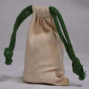 Sac à cordon écologique en lin et coton biologique imprimé de logo personnalisé Nouvelle tendance pochette à savon et sac à poussière recyclables et réutilisables en vrac - Product Image 1