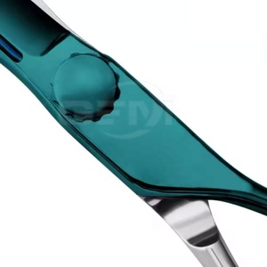 Tijeras de Pelo Profesionales Personalizadas con Logotipo, para Diestros, Ligeras, Duraderas, Reutilizables, de Mango Mediano, Afiladas, de Acero Inoxidable 440C - Product Image 6