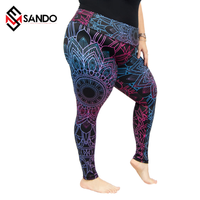 Leggings Deportivos Personalizados al por Mayor de Alta Calidad para Mujer, Talla Grande, Ropa de Yoga de Secado Rápido y Transpirable, Talla Extra Grande, Los Mejores Leggings
