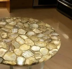 Handcrafted Polished Agate Seal <b>Stone</b> Luxury Home Decor Religious Flower Model Pattern <b>Resin</b> Customized Color High Crafted - Product Image 3