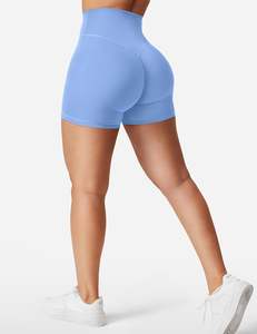 กางเกงขาสั้นนักขี่จักรยานสำหรับผู้หญิงสร้างมาเพื่อการออกกำลังกายแบบหมอบโครงสร้างป้องกันการกระแทกผ่านการใช้กางเกงขาสั้นสำหรับนักขี่จักรยานผู้หญิง - Product Image 5