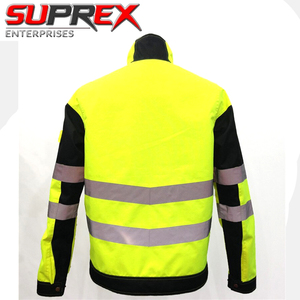 Veste de sécurité réfléchissante haute visibilité en modal, imperméable, coupe-vent, vêtements de travail, taille plus, unisexe, plusieurs poches, entièrement personnalisable, qualité supérieure - Product Image 3