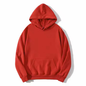 Haute Qualité Coloré 100% Coton Hoodies Logo Personnalisé Uni Épais Poids Lourd Surdimensionné Hoodies Pull Blank Hoodies - Product Image 2